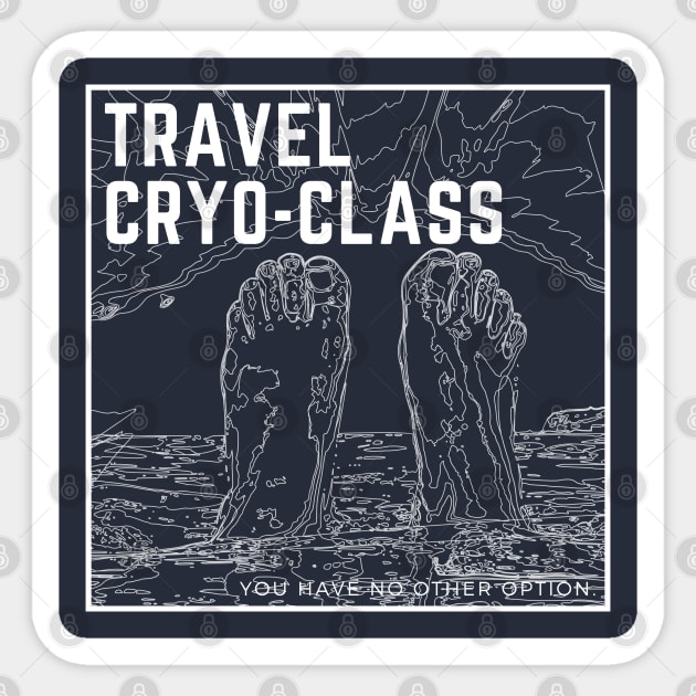 Travel Cryo-Class Sticker by Battle Bird Productions